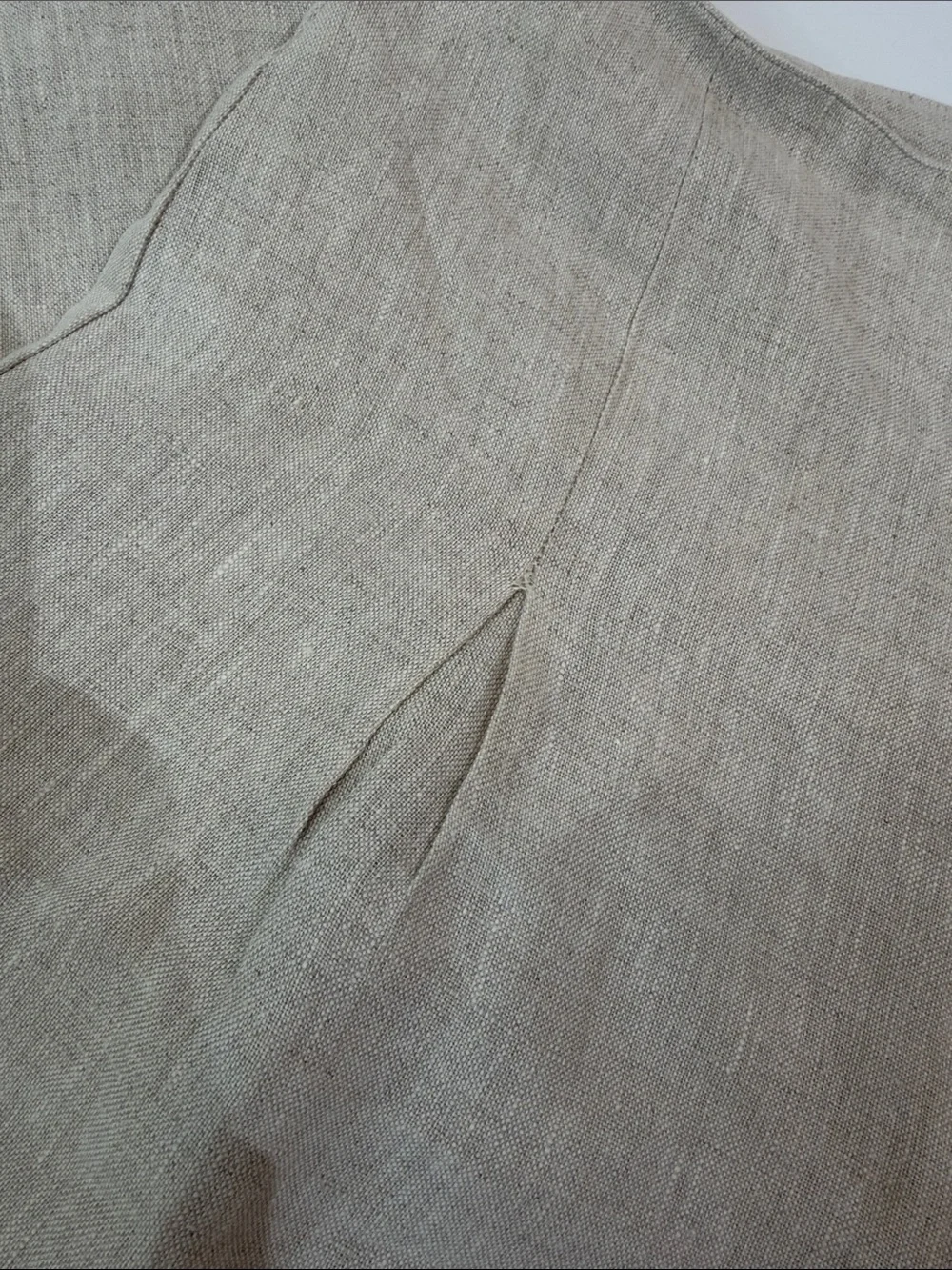 Reformation Wide Leg High Rise 100% Linen Pants Size 2P Tan Natural Color